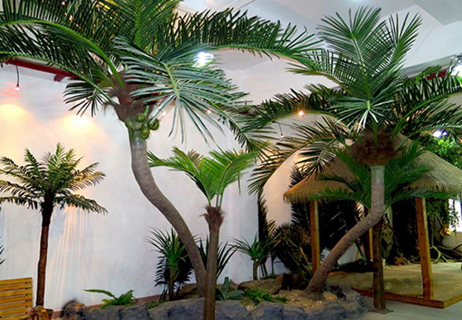室内仿真椰子树设计
